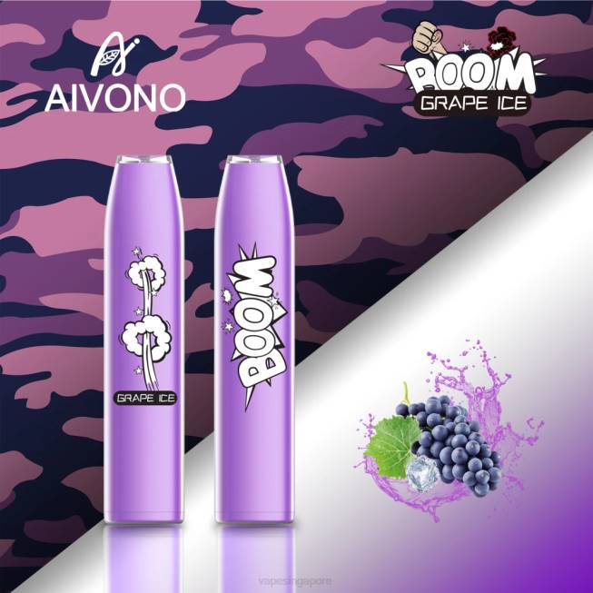 Aivono AIM BOOM 600 Grape Ice - 82P6359 Vape Wholesale Near Me