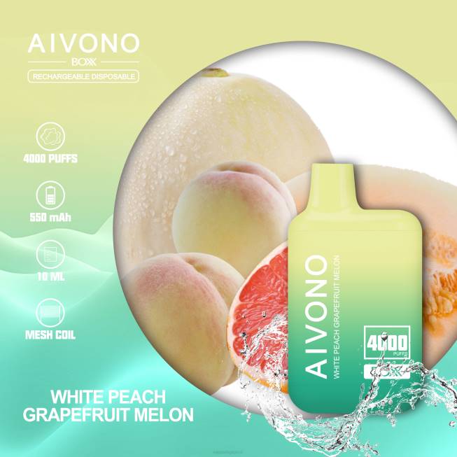 White Peach Grapefruit Melon