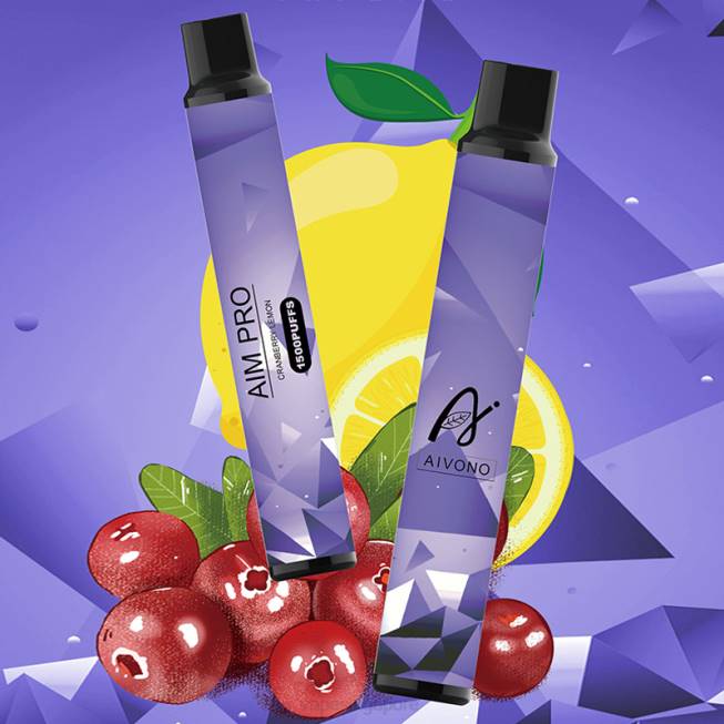 Aivono AIM PRO 1500 Cranberry Lemon - 82P6168 Best Disposable Vape Singapore