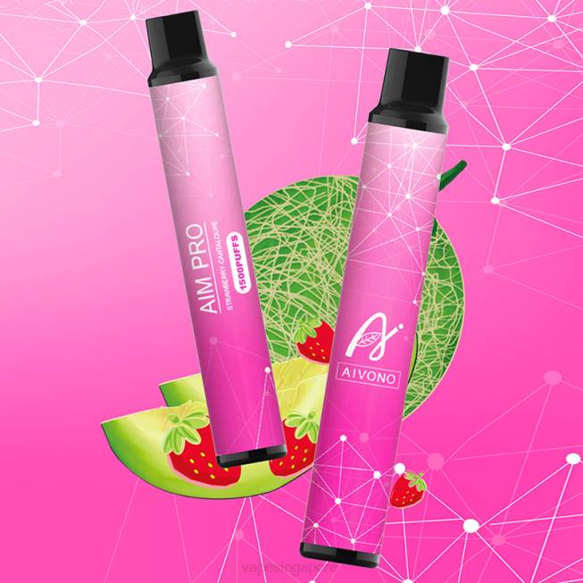 Aivono AIM PRO 1500 Strawberry Cantaloupe - 82P6161 Vape Wholesale Near Me