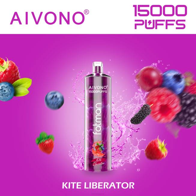Aivono FATMAN 15000 Kite Liberator - 82P613 Disposable E Cigarette Singapore