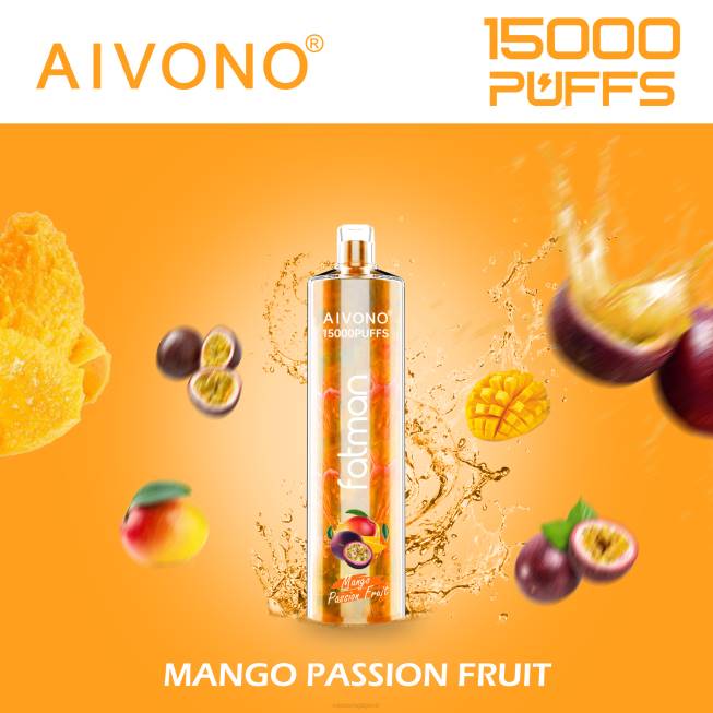 Aivono FATMAN 15000 Mango Passion Fruit - 82P619 Vape Supplier Singapore