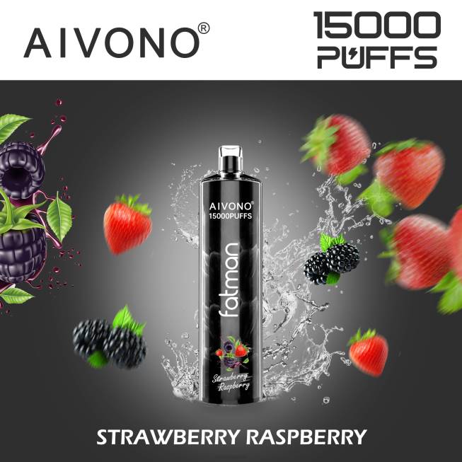 Aivono FATMAN 15000 Strawberry Raspberry - 82P615 Best Disposable Vape Singapore