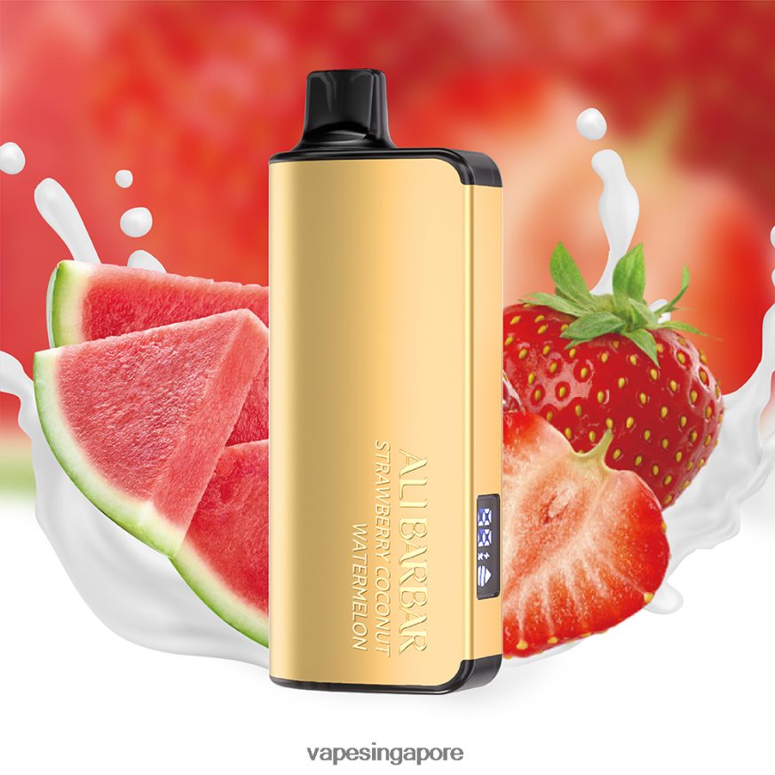 Disposable E Cigarette Singapore ZB848049 Alibarbar Ingot 20000 Disposable Vape Blackberry Ice