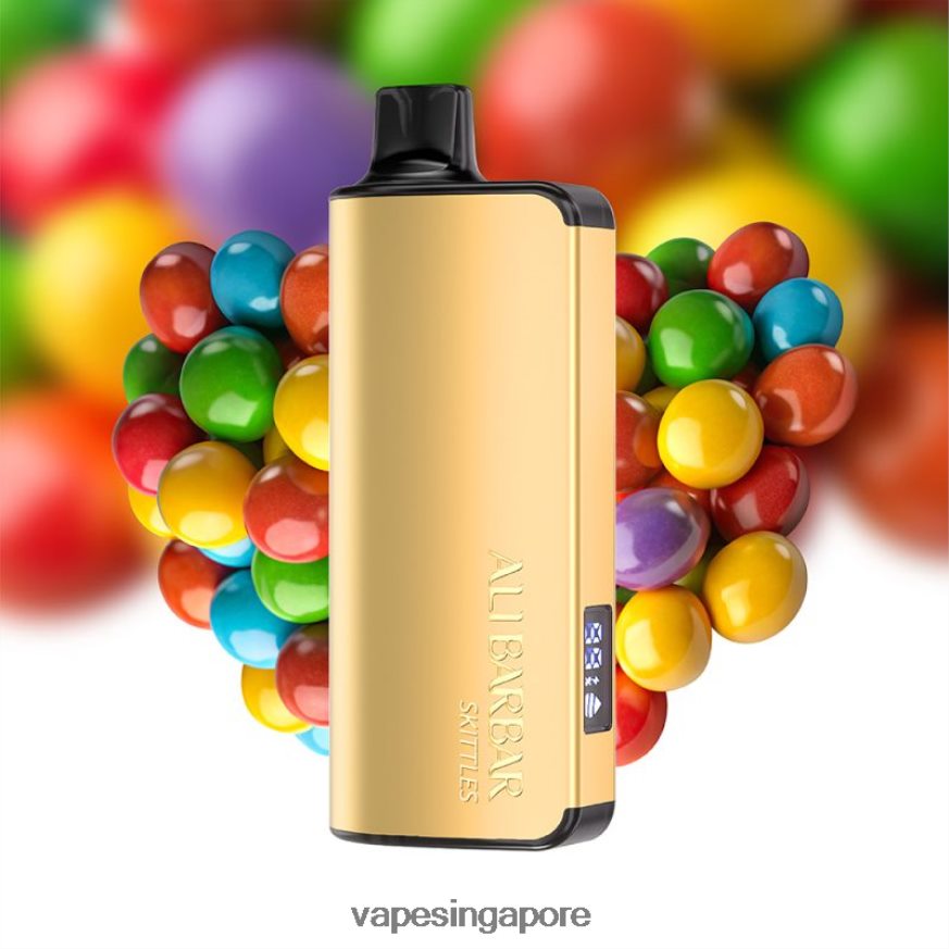 Disposable Vape SG ZB848041 Alibarbar Ingot 20000 Disposable Vape Rainbow Candy