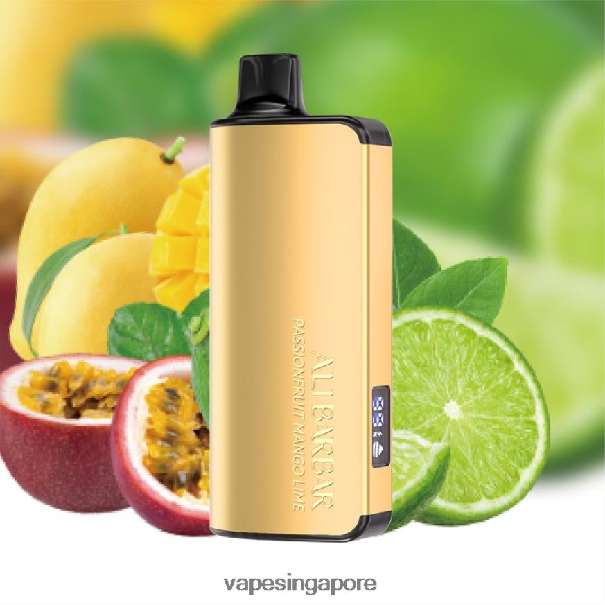 Disposable Vape Singapore ZB848039 Alibarbar Ingot 20000 Disposable Vape Passionfruit Mango Lime