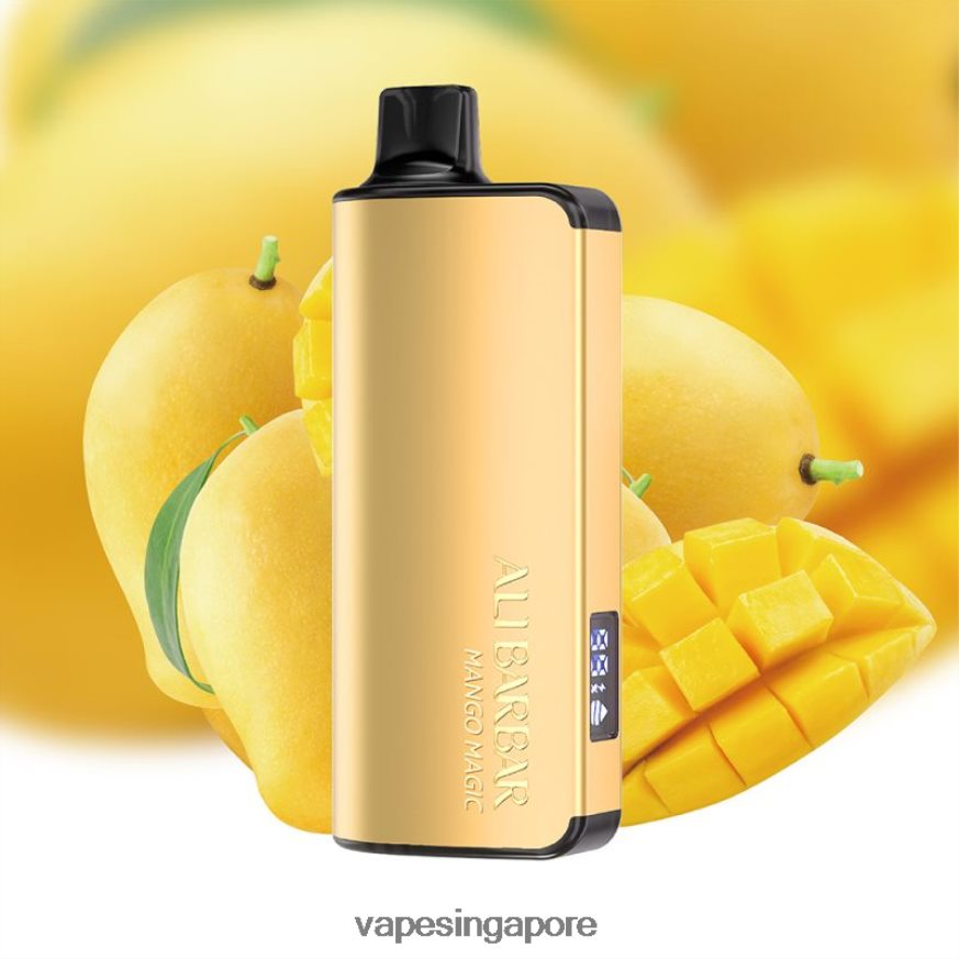 Disposable Vape Singapore ZB848048 Alibarbar Ingot 20000 Disposable Vape Mango Magic