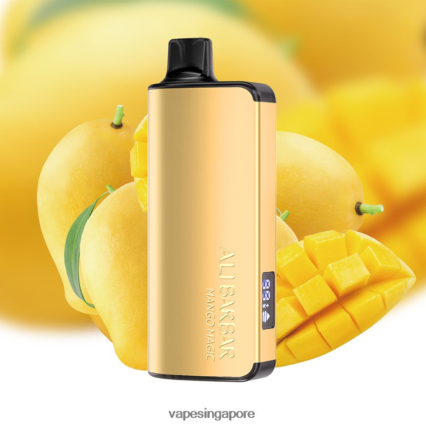 Vape Singapore ZB848029 Alibarbar Ingot 9000 Disposable Vape Mango Magic