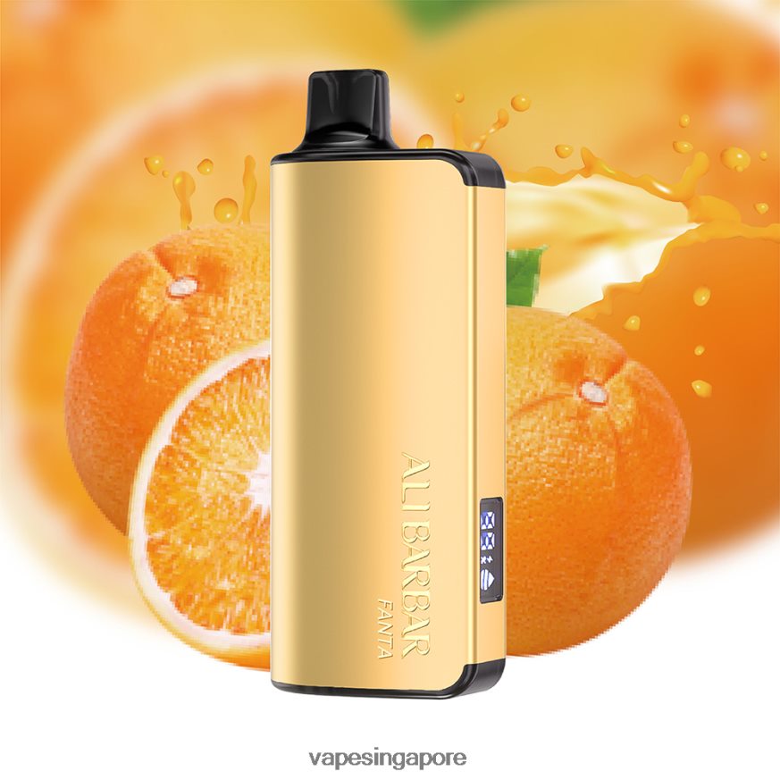Vape Wholesale Prices ZB848016 Alibarbar Ingot 9000 Disposable Vape California Sunset