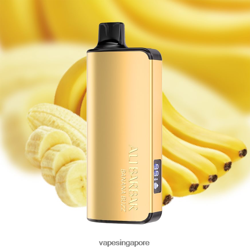 Vape Wholesale Supplier ZB848027 Alibarbar Ingot 9000 Disposable Vape Banana Buzz