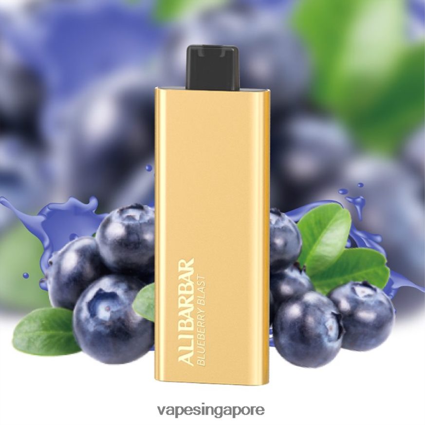 Disposable Vape SG ZB848050 Alibarbar Pandora 7000 Disposable Vape Blueberry Blast