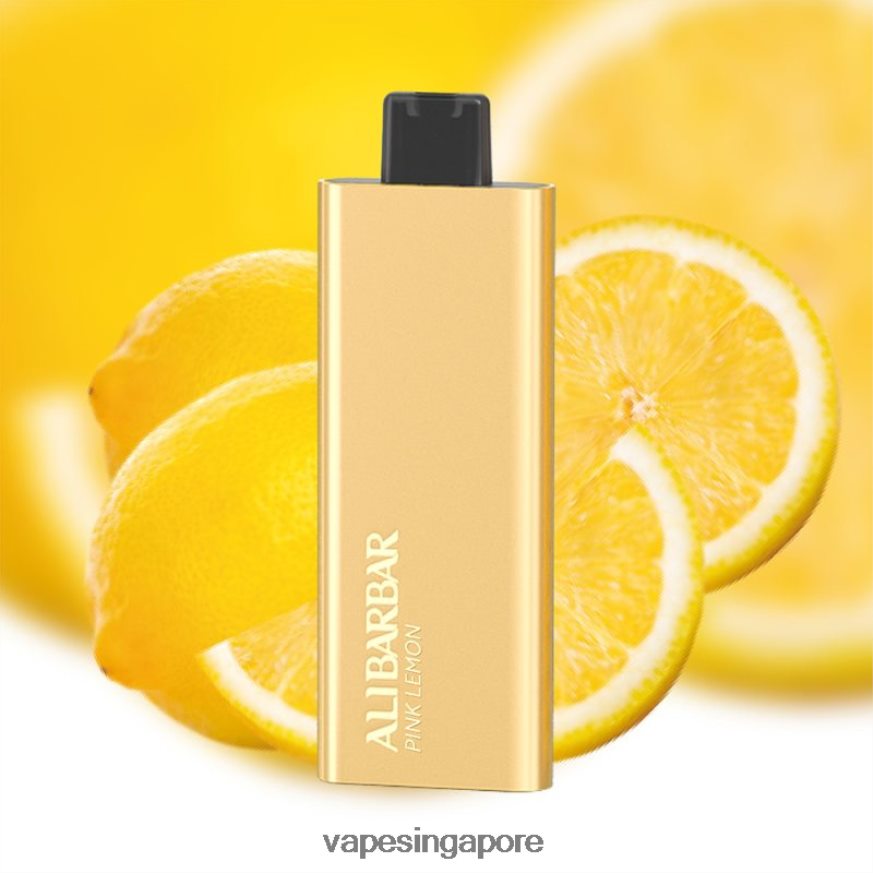 Disposable Vape SG ZB848059 Alibarbar Pandora 7000 Disposable Vape Pink Lemon