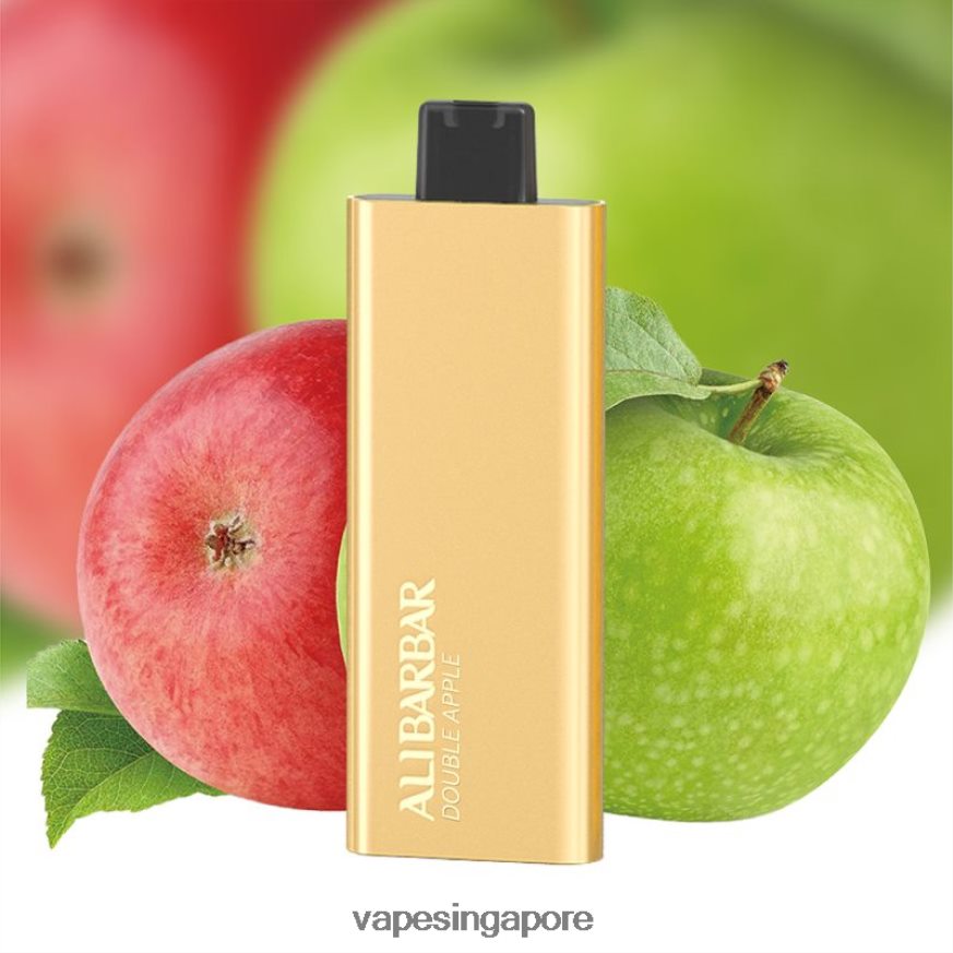 Disposable Vape Singapore ZB848066 Alibarbar Pandora 7000 Disposable Vape Double Apple