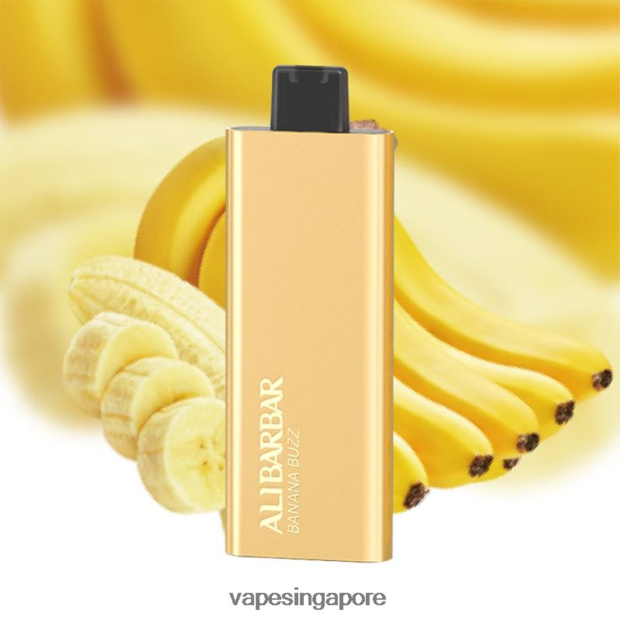 Vape Singapore ZB848065 Alibarbar Pandora 7000 Disposable Vape Banana Buzz