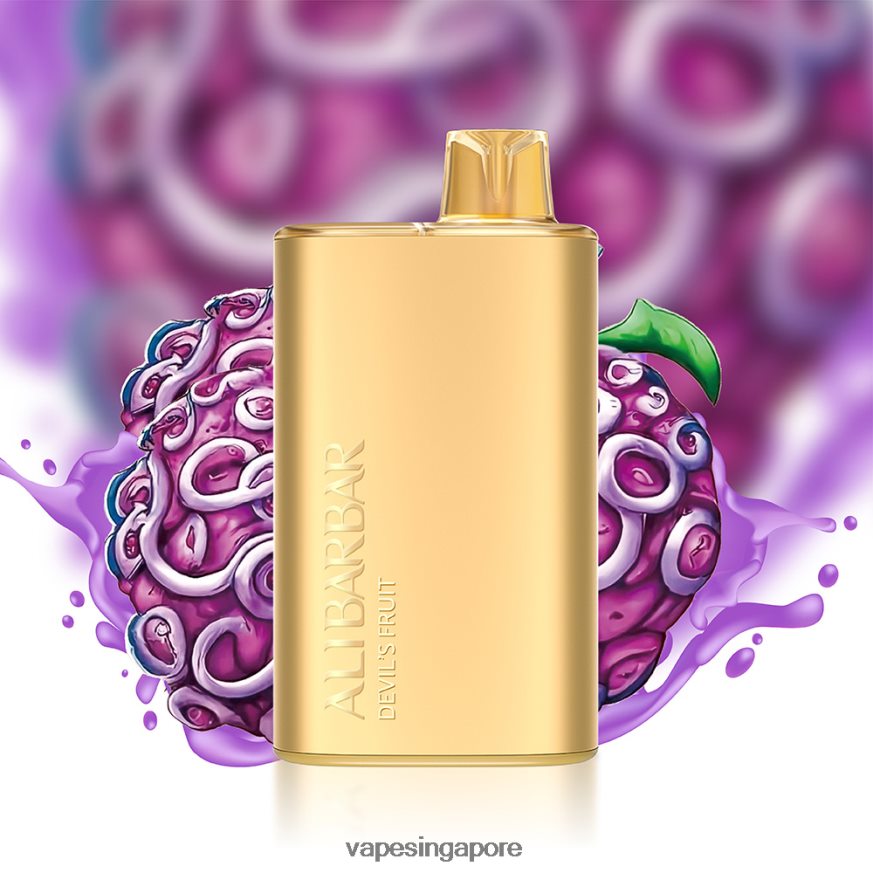 Best Disposable Vape Singapore ZB84806 Alibarbar Rich 8000 Disposable Vape Grape Hubba Bubba