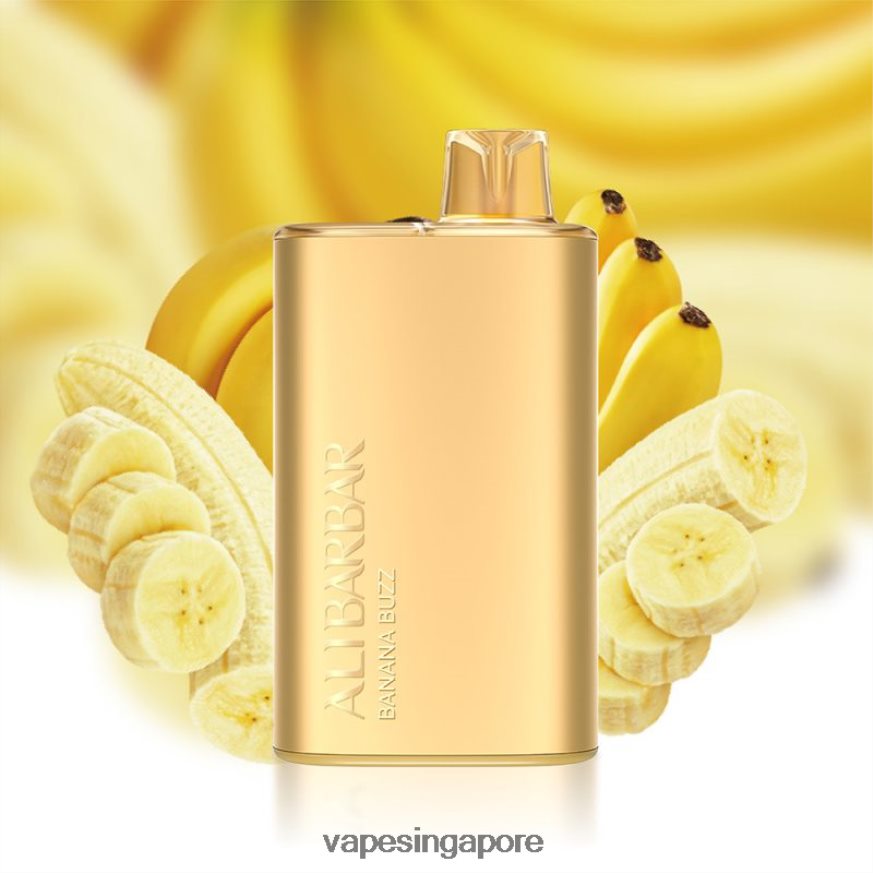 Vape Singapore ZB84802 Alibarbar Rich 8000 Disposable Vape Banana Buzz