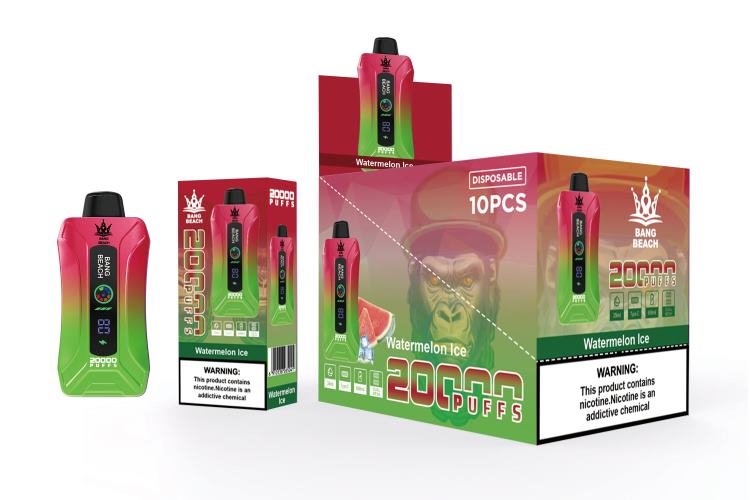 Bang Beach 20000 Puffs Smart Screen Vape JL06V7 - Vape Wholesale Prices Watermelon Ice