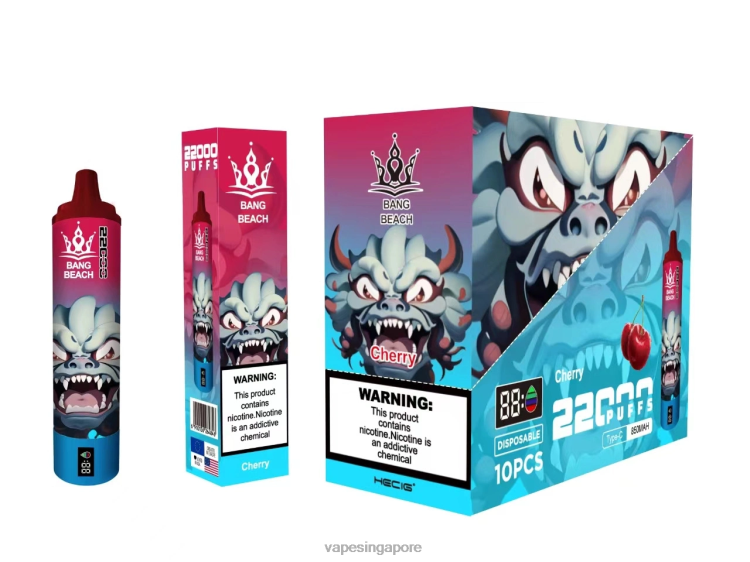 Bang Beach 22000 Puffs Smart Screen JL06V17 - Vape Wholesale Near Me Cherry