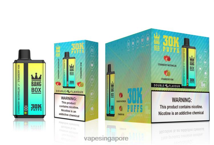 Bang Box 30000 Puffs Dual Flavors JL06V64 - Vape Supplier Singapore Strawberry Watermelon & Strawberry Kiwi