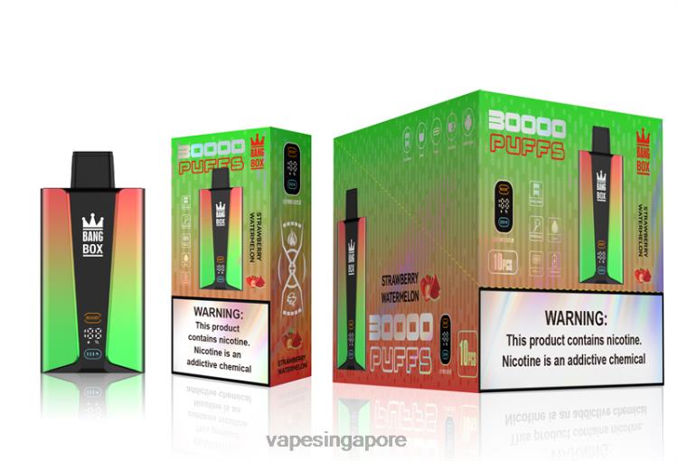 Bang Box 30000 Puffs Smart Screen JL06V75 - Disposable Vape Singapore Strawberry Watermelon