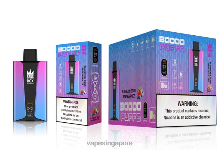 Bang Box 30000 Puffs Smart Screen JL06V81 - Vape Wholesale Supplier Blueberry Sour Raspberry Ice
