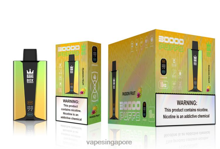 Bang Box 30000 Puffs Smart Screen JL06V84 - Disposable Vape Singapore Passion Fruit