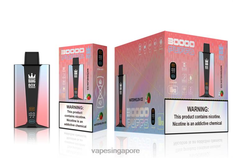 Bang Box 30000 Puffs Smart Screen JL06V86 - Disposable Vape SG Watermelon Ice