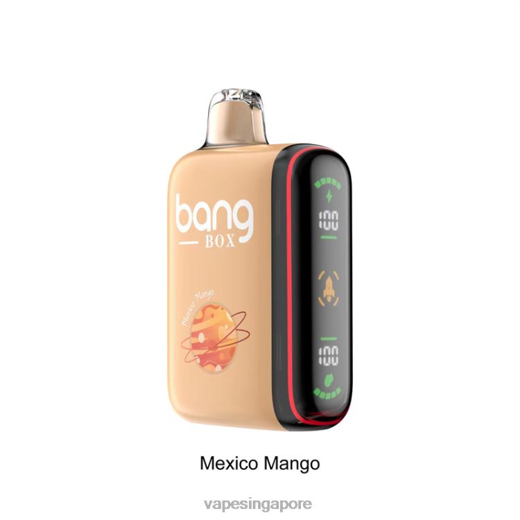 Bang Box 9000-18000 Puffs Intelligent Power Display JL06V31 - Disposable E Cigarette Singapore Mexican Mango