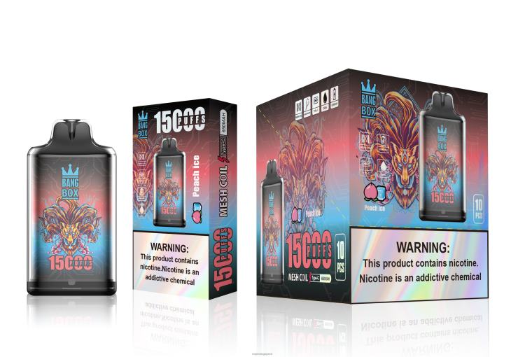 Bang Box S1-15000 Puffs JL06V102 - Disposable Vape Singapore Peach Ice