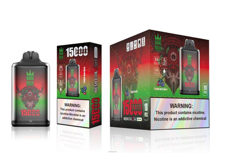 Bang Box S1-15000 Puffs JL06V104 - Disposable Vape SG Triple Berry Ice