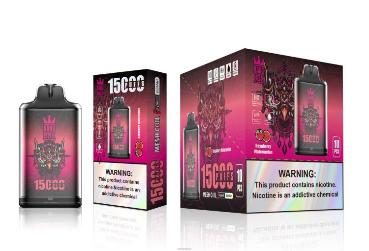 Bang Box S1-15000 Puffs JL06V105 - Best Disposable Vape Singapore Raspberry Watermelon