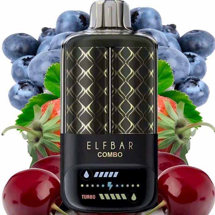 Elf Bar Combo 25000 - LT80N2 Blueberry Sour Raspberry & Cherry Vape Singapore