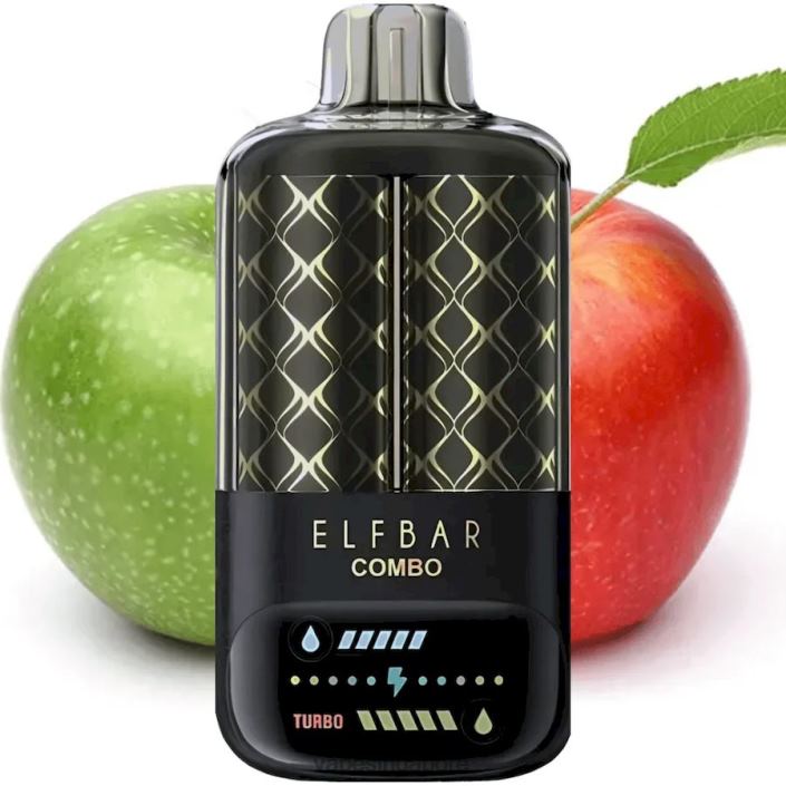 Elf Bar Combo 25000 - LT80N3 Green Apple & Double Apple Shisha Disposable Vape Singapore