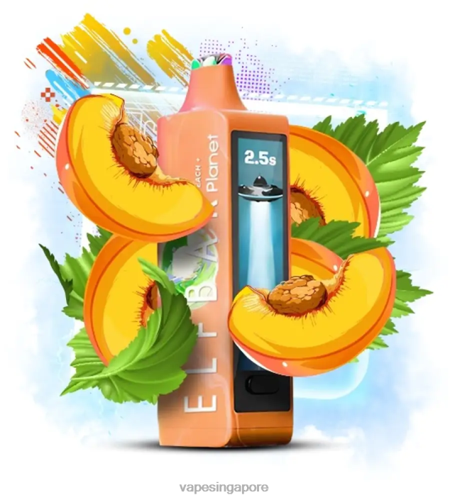 Elf Bar Planet 25000 - LT80N24 Peach Best Disposable Vape Singapore