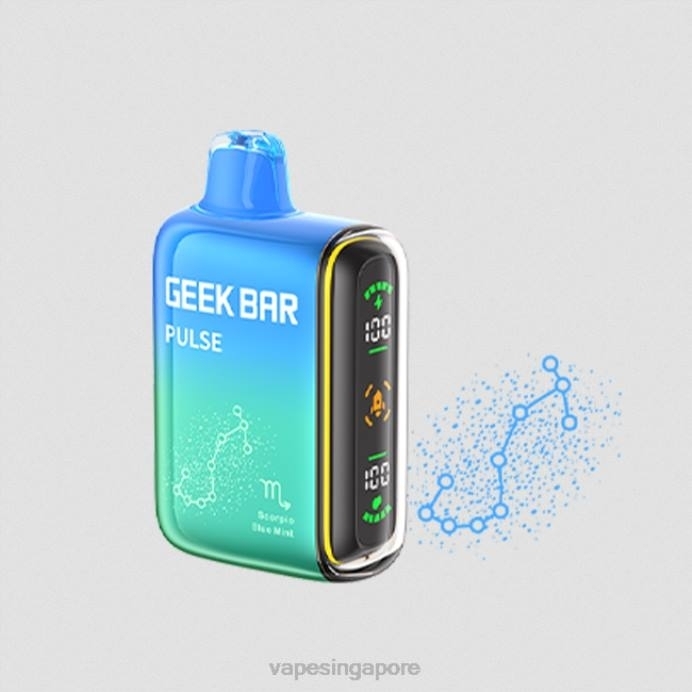 Blue Mint - Vape Singapore 2PLF73 GEEK BAR Pulse Zodiac Edition 7500 PUFFS/15000 PUFFS