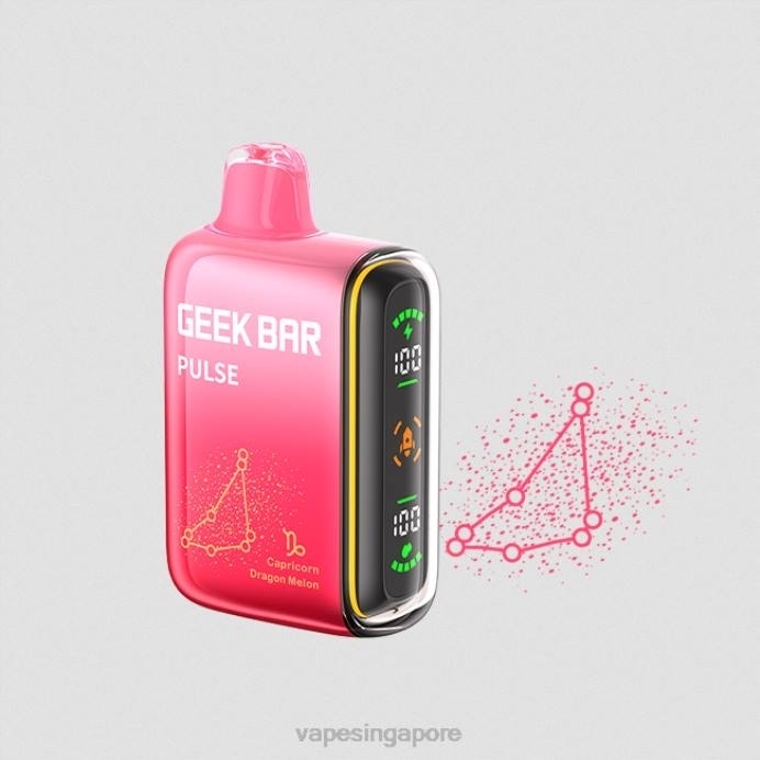 Dragon Melon - disposable Vape SG 2PLF70 GEEK BAR Pulse Zodiac Edition 7500 PUFFS/15000 PUFFS