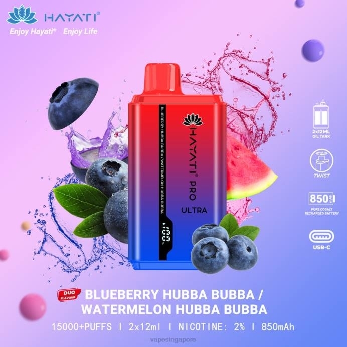 Blueberry Hubba Bubba/Watermelon Hubba Bubba