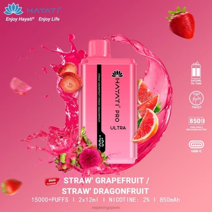 Strawberry Grapefruit/Strawberry Dragonfruit