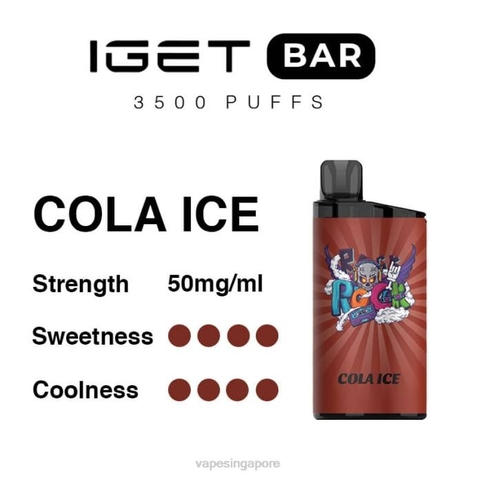 Cola Ice - Vape Wholesale prices 2PLF96 IGET BAR 3500 5% NICOTINE