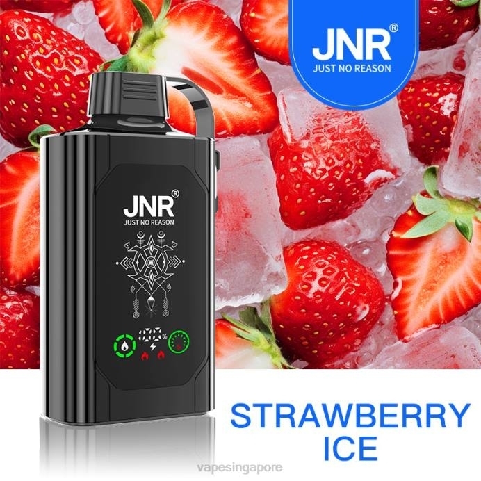 Strawberry Ice - best disposable Vape Singapore 2PLF627 JNR SHISHA BOX