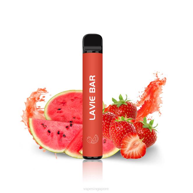LAVIE BAR 2% Version 800 Puffs 4HB0327 | Disposable Vape Singapore Watermelon Strawberry