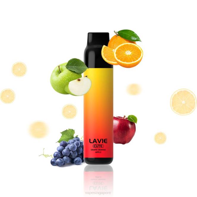 LAVIE BAR 3000 Puffs 4HB0288 | Vape Wholesale Supplier Grape Orange Apple