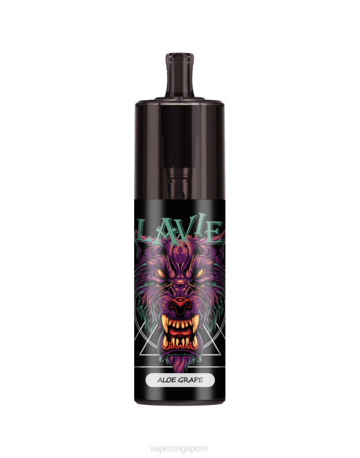 LAVIE COLOUR BAR 10000 Puffs Airflow Control 4HB0330 | Best Disposable Vape Singapore Aloe Grape
