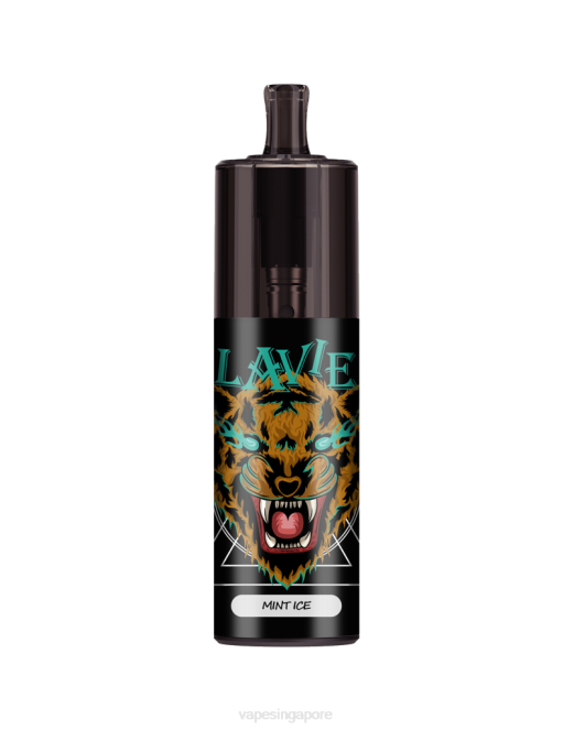 LAVIE COLOUR BAR 10000 Puffs Airflow Control 4HB0335 | Vape Singapore Mint Ice