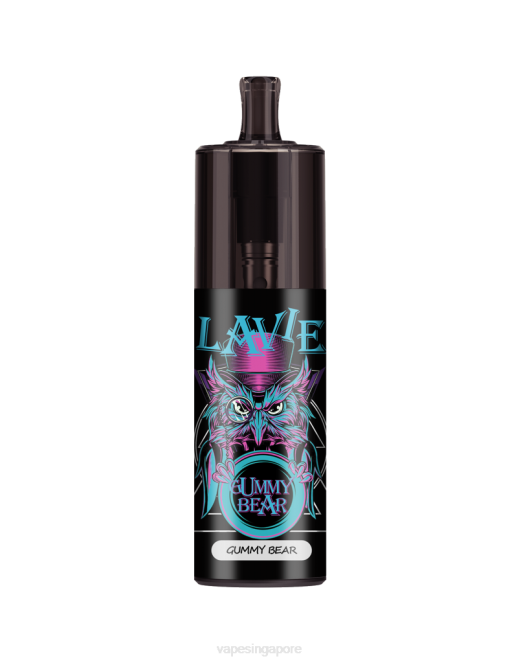 LAVIE COLOUR BAR 10000 Puffs Airflow Control 4HB0337 | Disposable E Cigarette Singapore Gummy Bear