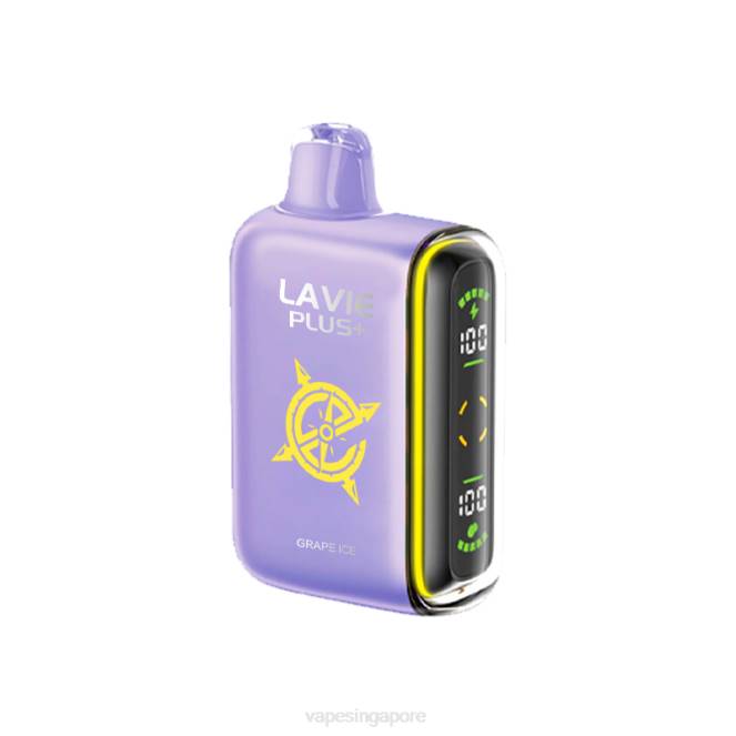 LAVIE PLUS 15000 Puffs 4HB0103 | Disposable E Cigarette Singapore Grape Ice