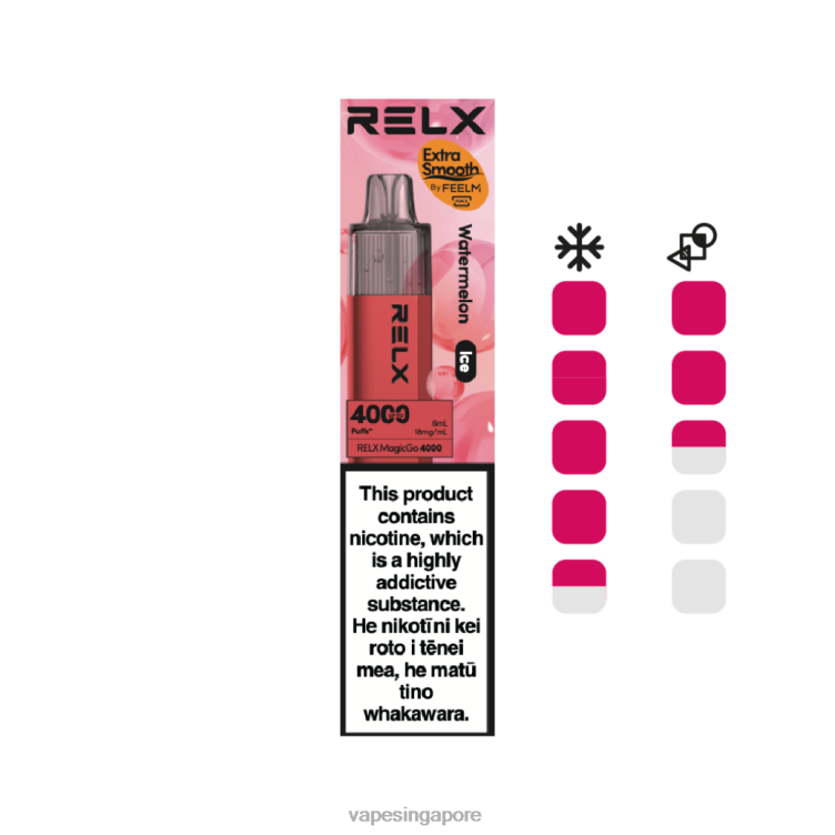Vape Wholesale Prices 420827 - Watermelon (Ice) RELX MagicGo 4000 Disposable Vape