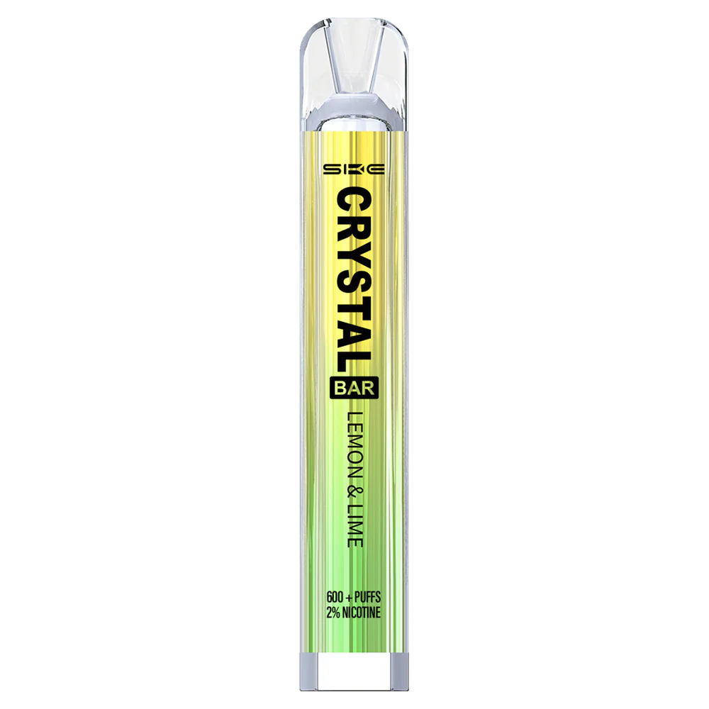 Lemon & Lime - Vape Wholesale price list 2PLF262 SKE Crystal Bar Disposable Vape 600 Puffs