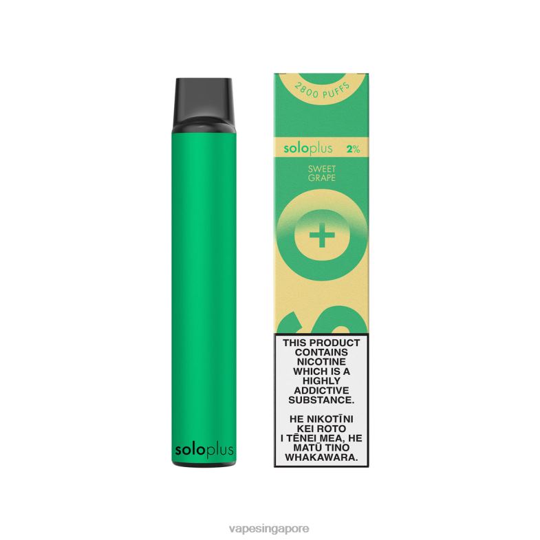 Disposable E Cigarette Singapore BDFBR40 - Solo Plus Disposable Vape Paradise Collection Sweet Grape