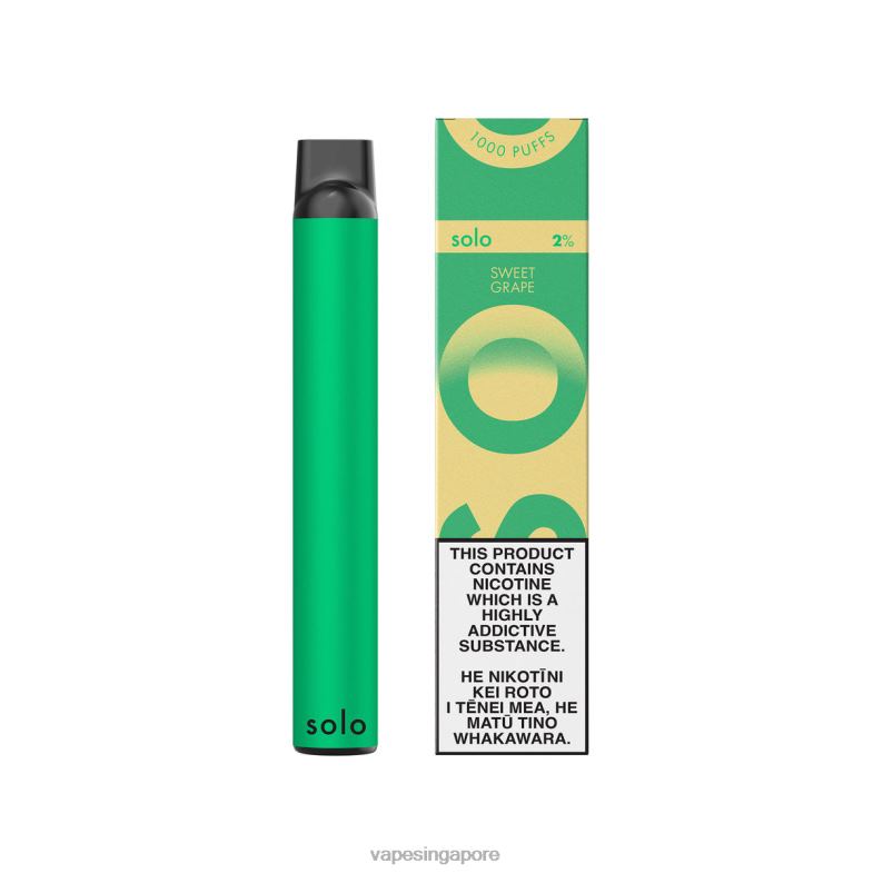 Vape Singapore BDFBR20 - Solo Disposable Vape Paradise Collection Sweet Grape